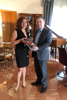 Reunion Jesus Cimarro y Pilar Jurado en mayo de 2019