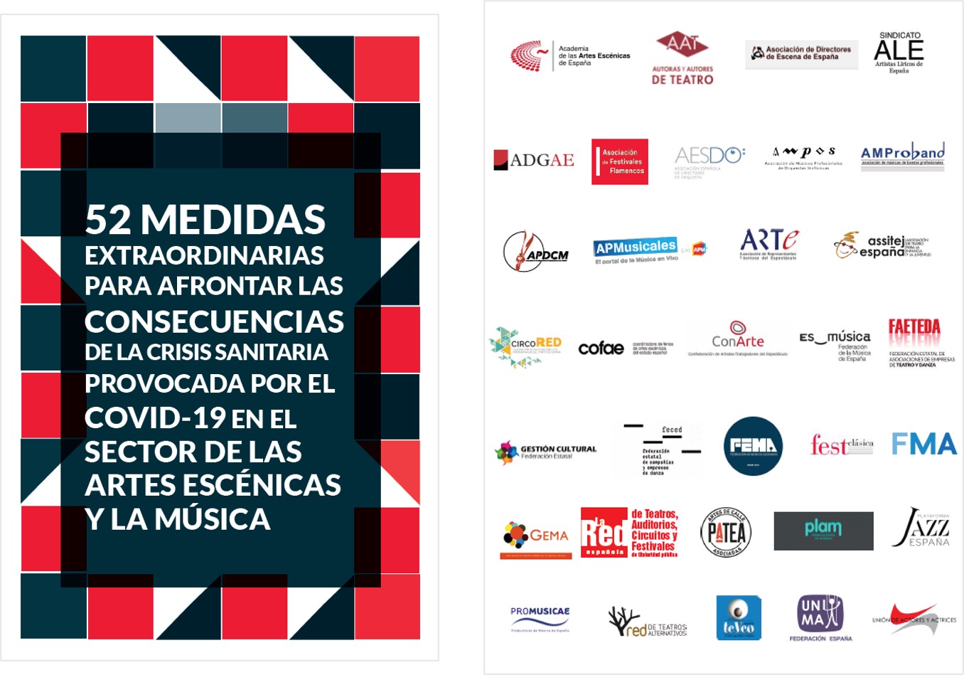 Foto de Documento 52 medidas extraordinarias para las Artes Escénicas y la Música