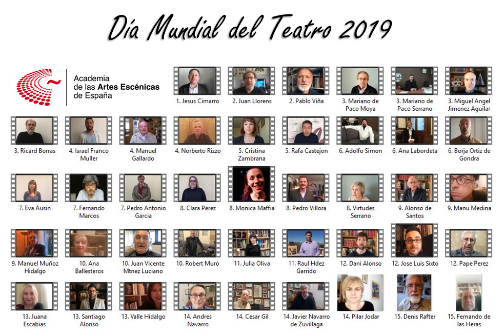 Foto de La Academia conmemora el Día Mundial del Teatro 2019