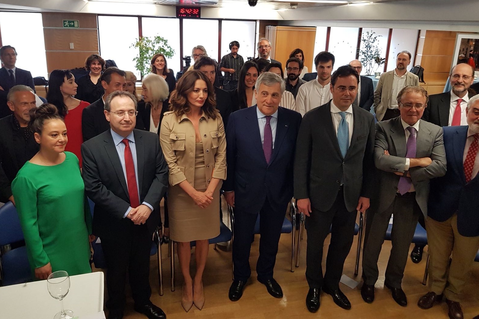 Foto de El presidente de la Academia se reúne con el presidente del Parlamento Europeo